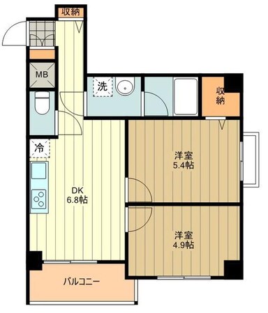グランシャリオ国立の物件間取画像